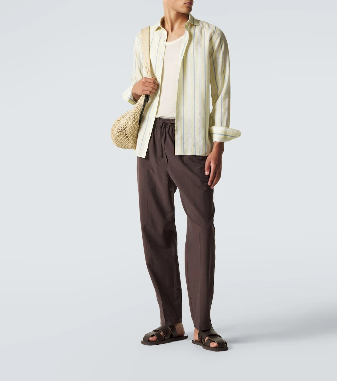 Ancient Greek Sandals - Andreas leather fisherman sandals