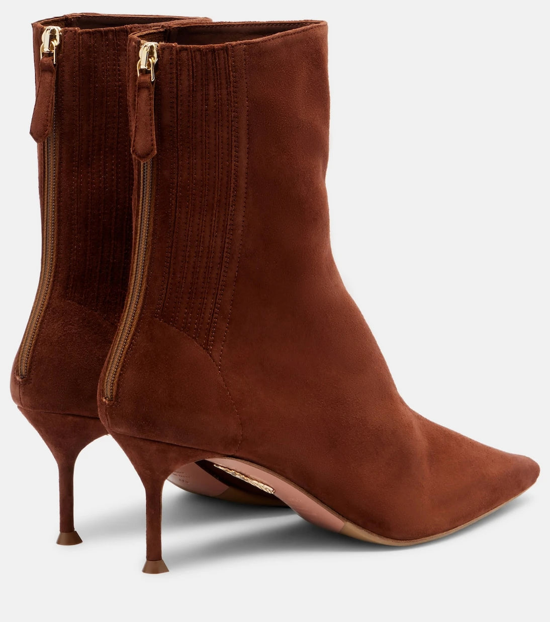 Aquazzura - Saint Honoré 65 suede ankle boots