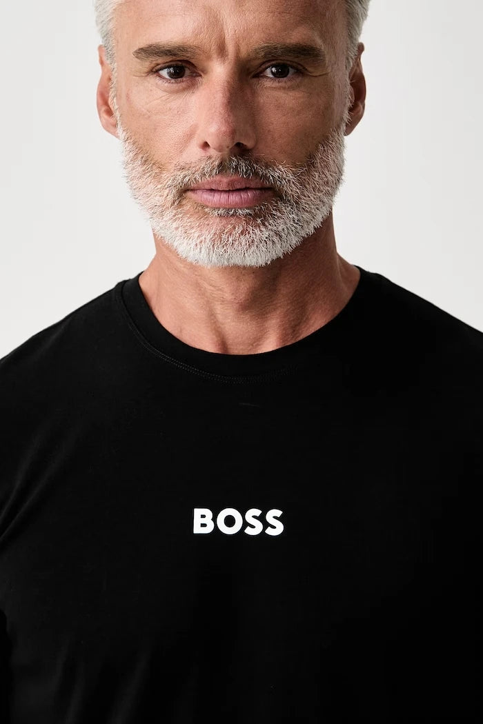 BOSS pamuklu iki parçalı erkek pijama Easy Short Set