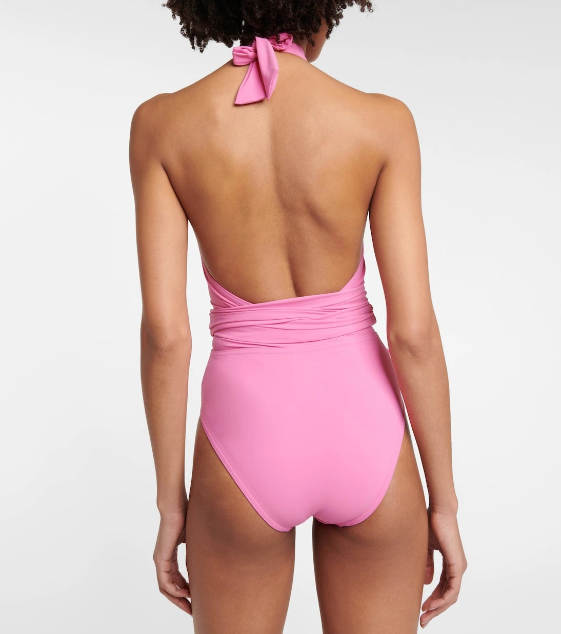 Karla Colletto - Cutout halterneck swimsuit