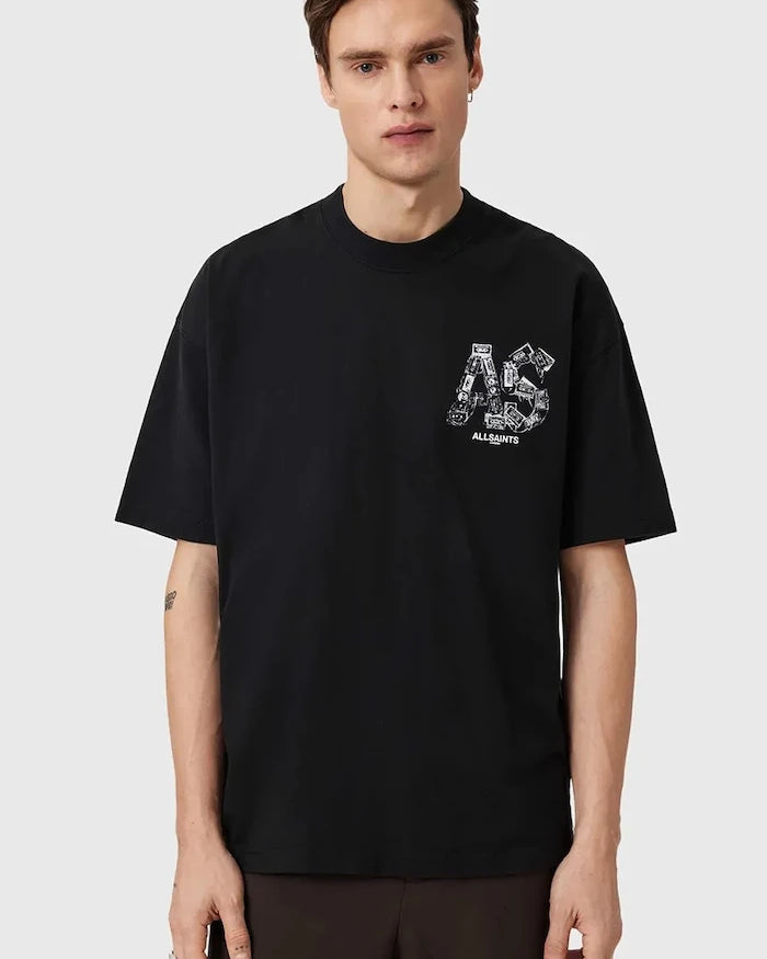 AllSaints MIXTAPE Pamuklu Tişört