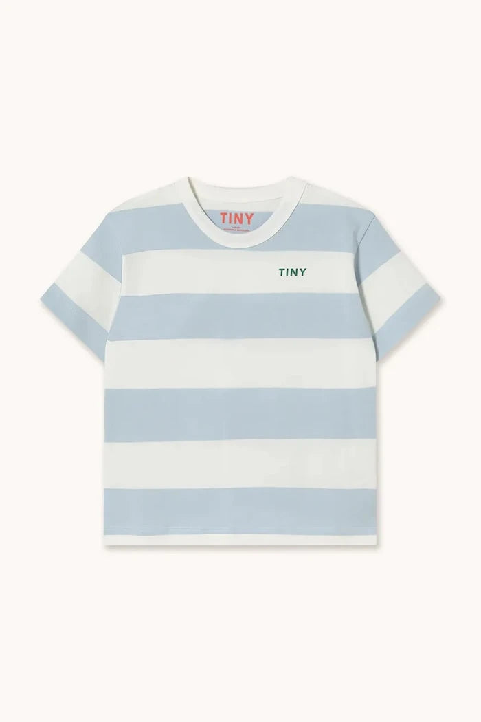 Детска памучна тениска Tinycottons STRIPES KNIT TEE