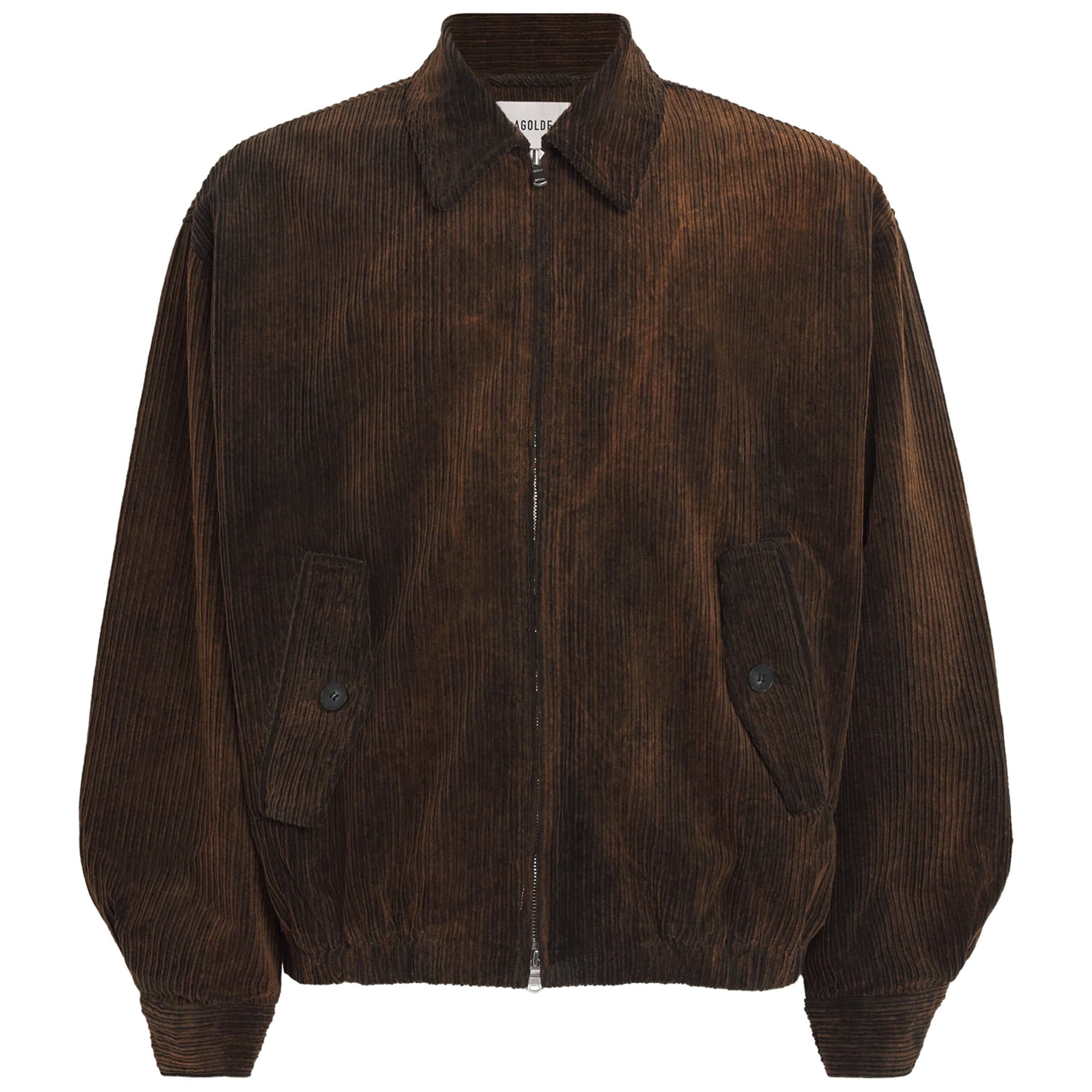 Brown Stretch-Cotton Corduroy Torres Jacket