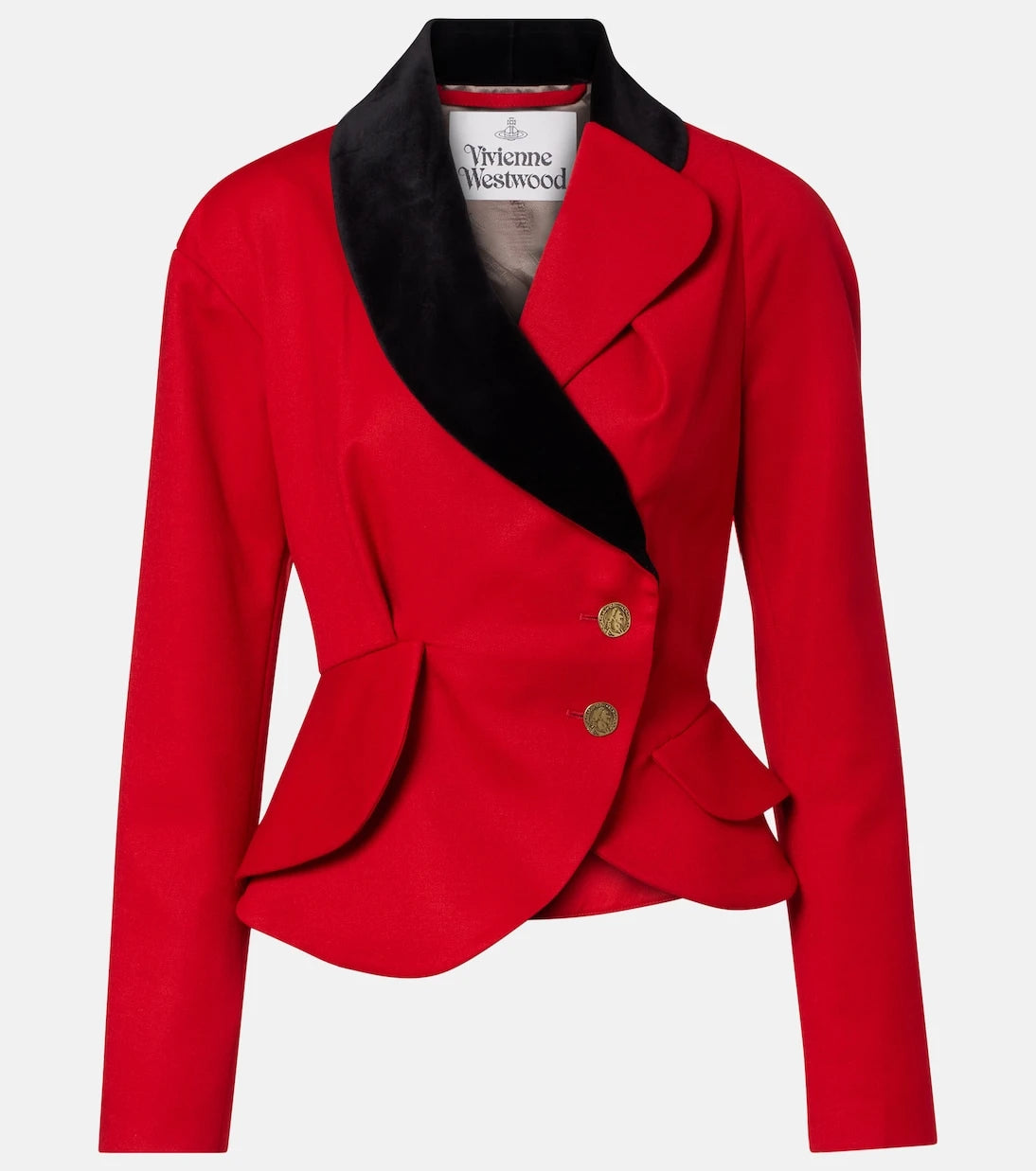 Vivienne Westwood - Stormy asymmetric virgin wool jacket