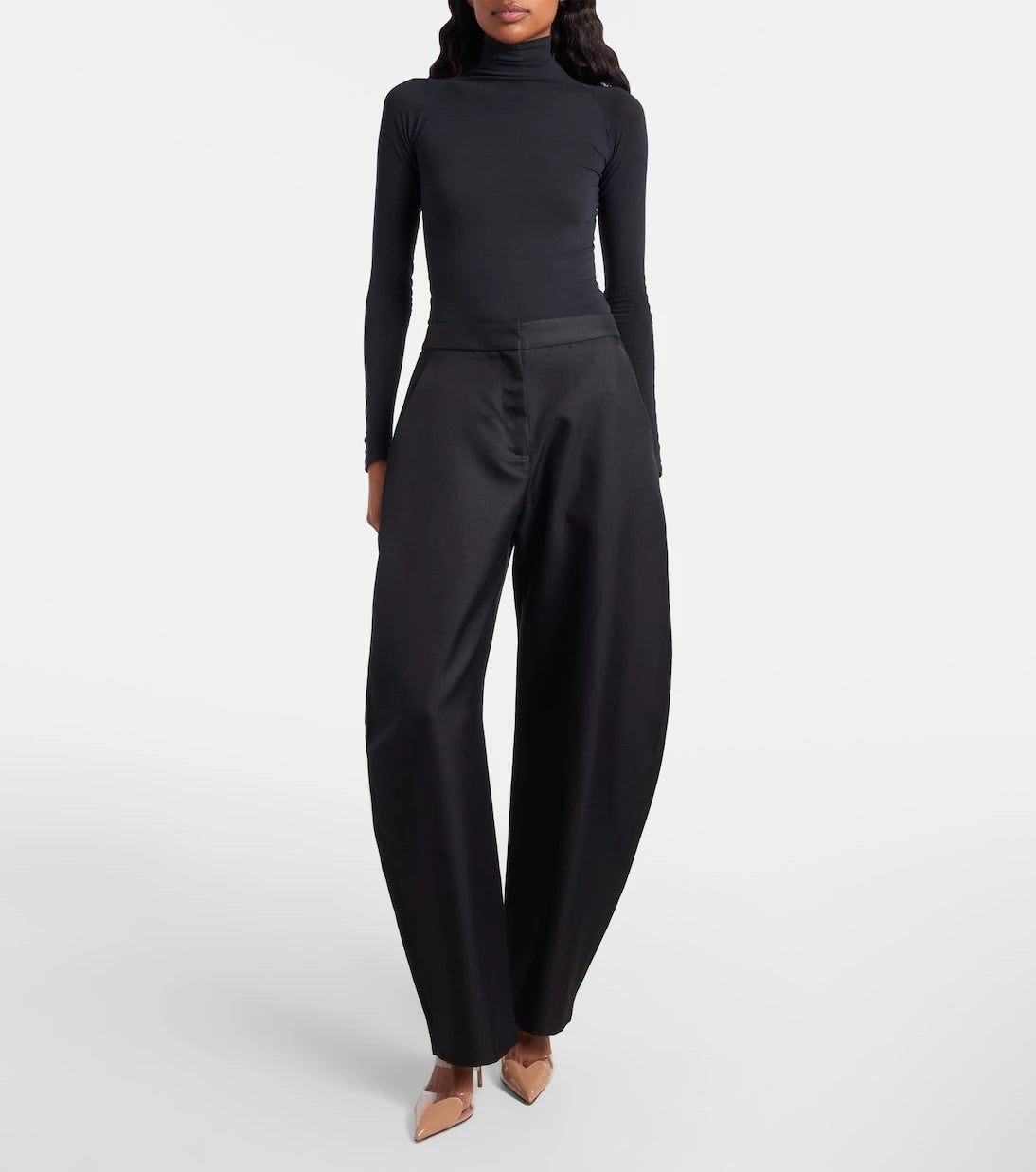 Alaïa - Le Cœur patent leather and PU mules