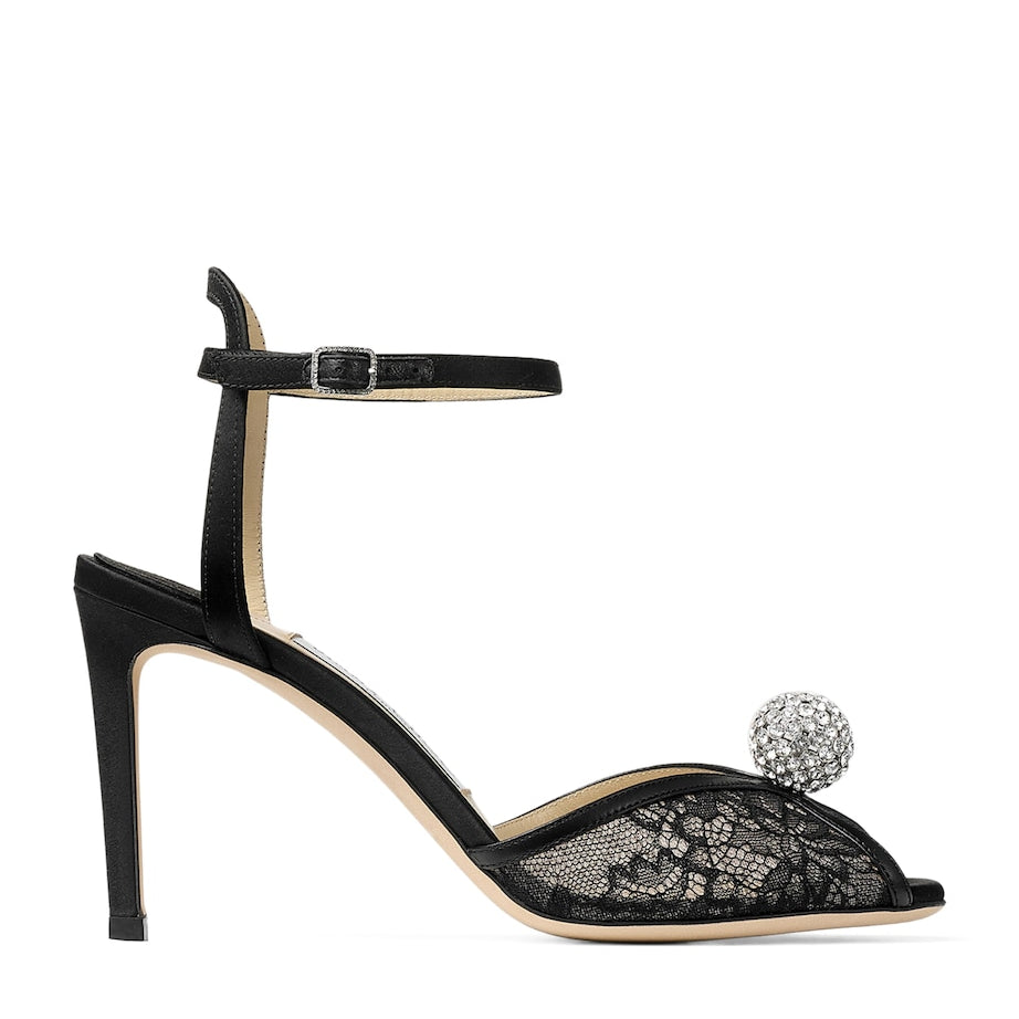 Jimmy Choo Multi Sacora 85 Lace Sandals