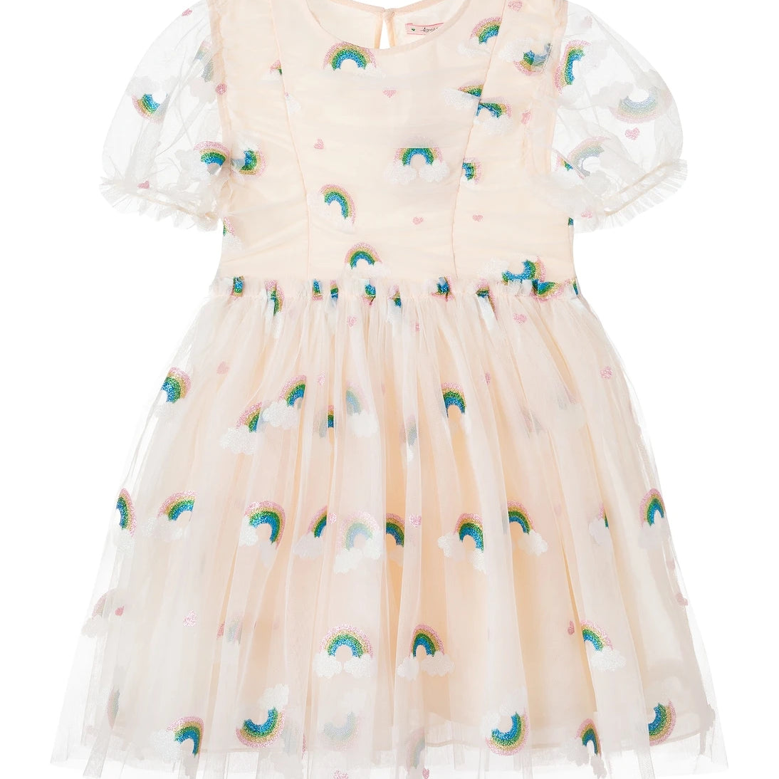 Konges Sløjd - Glitter ruched tulle dress