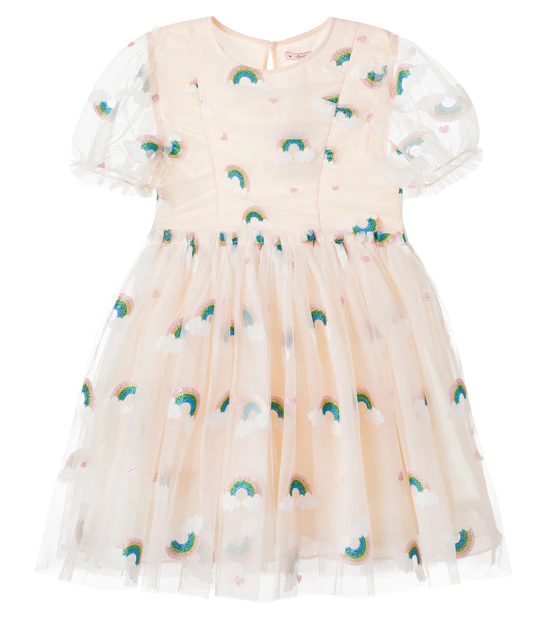 Konges Sløjd - Glitter ruched tulle dress