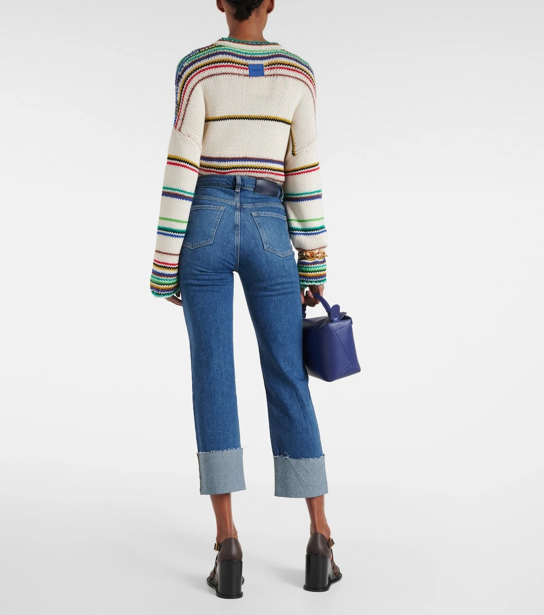 7 For All Mankind - Logan high-rise cropped slim jeans