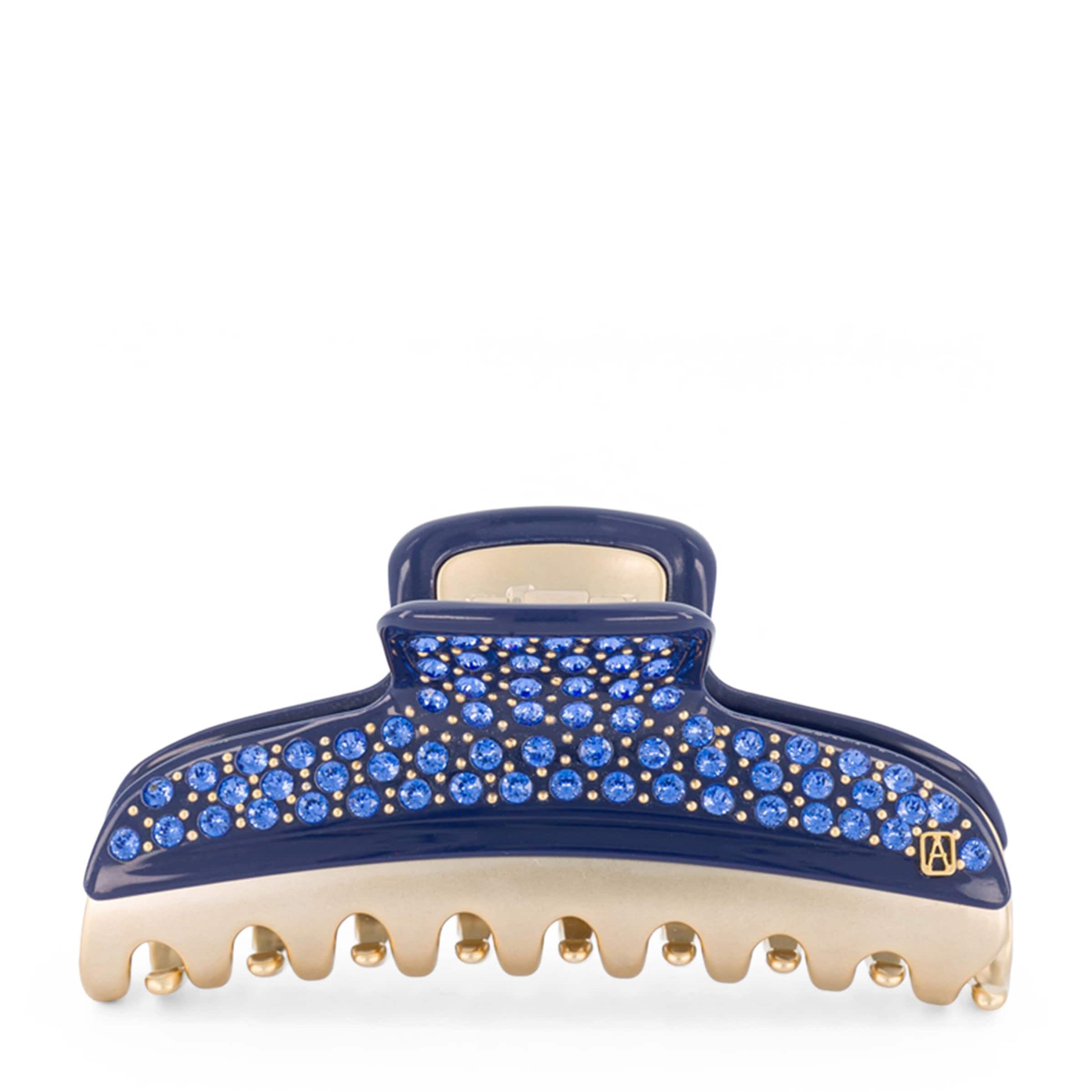 Alexandre de Paris Gold-Plated Crystal-Embellished Claw Hair Clip