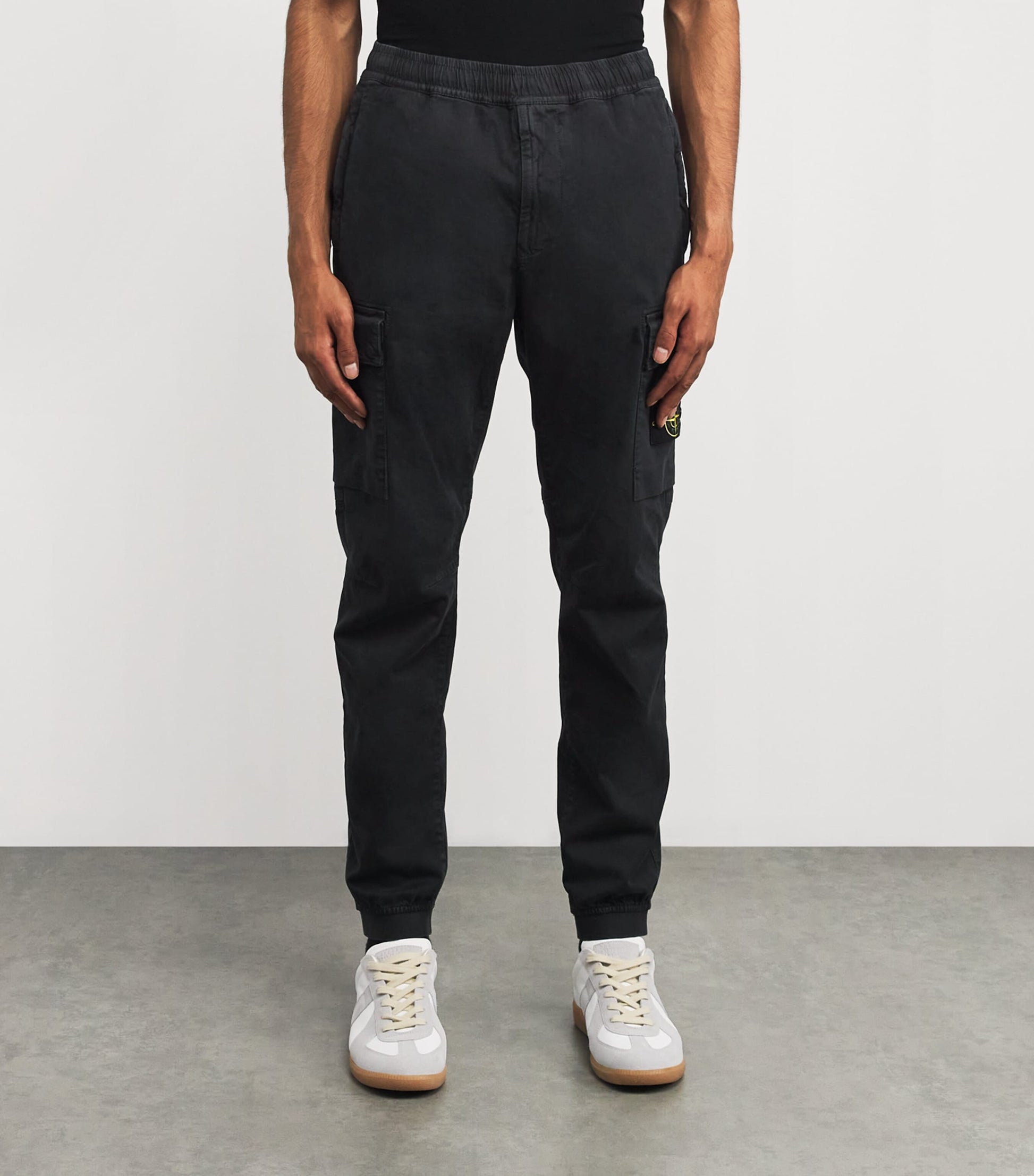 Stretch-Cotton Cargo Trousers