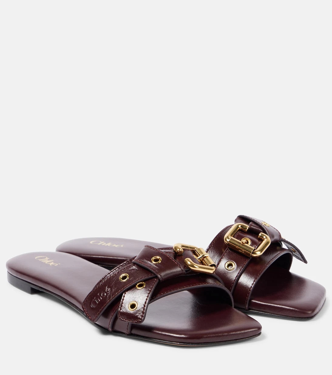 Chloé - Mae embellished leather sandals
