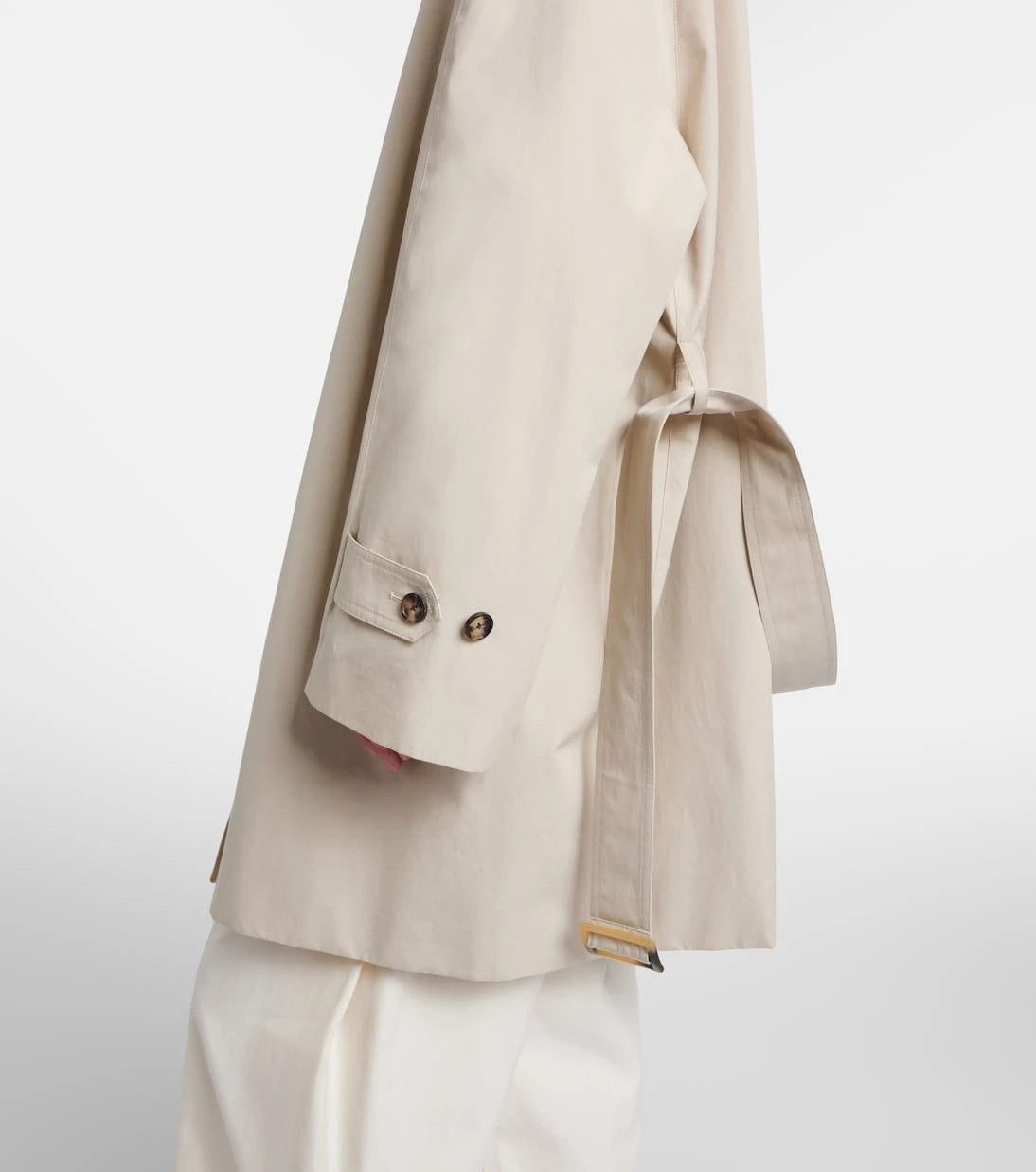 The Row - Amaya belted cotton car coat