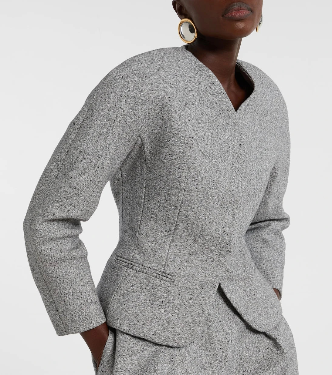 Jacquemus - Ovalo cotton and wool jacket