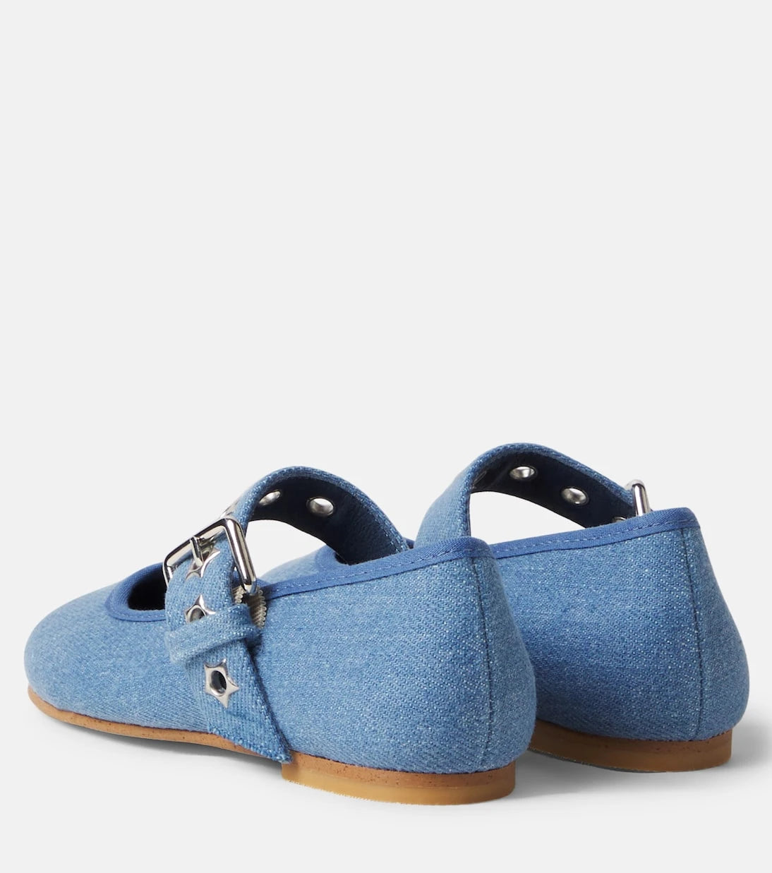 Stella McCartney Kids - Denim Mary Jane flats