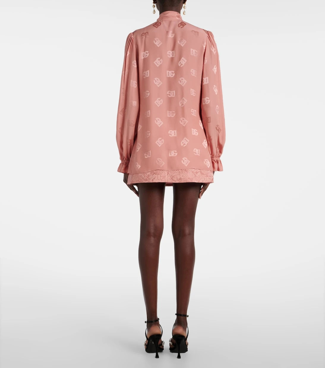 Dolce&Gabbana - DG ipek saten bluz