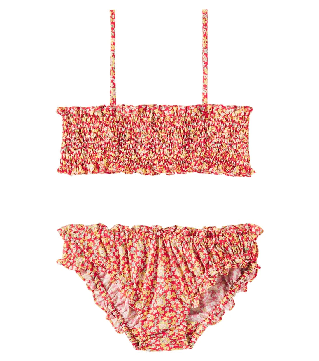 Bonpoint - Finlay smocked floral bikini
