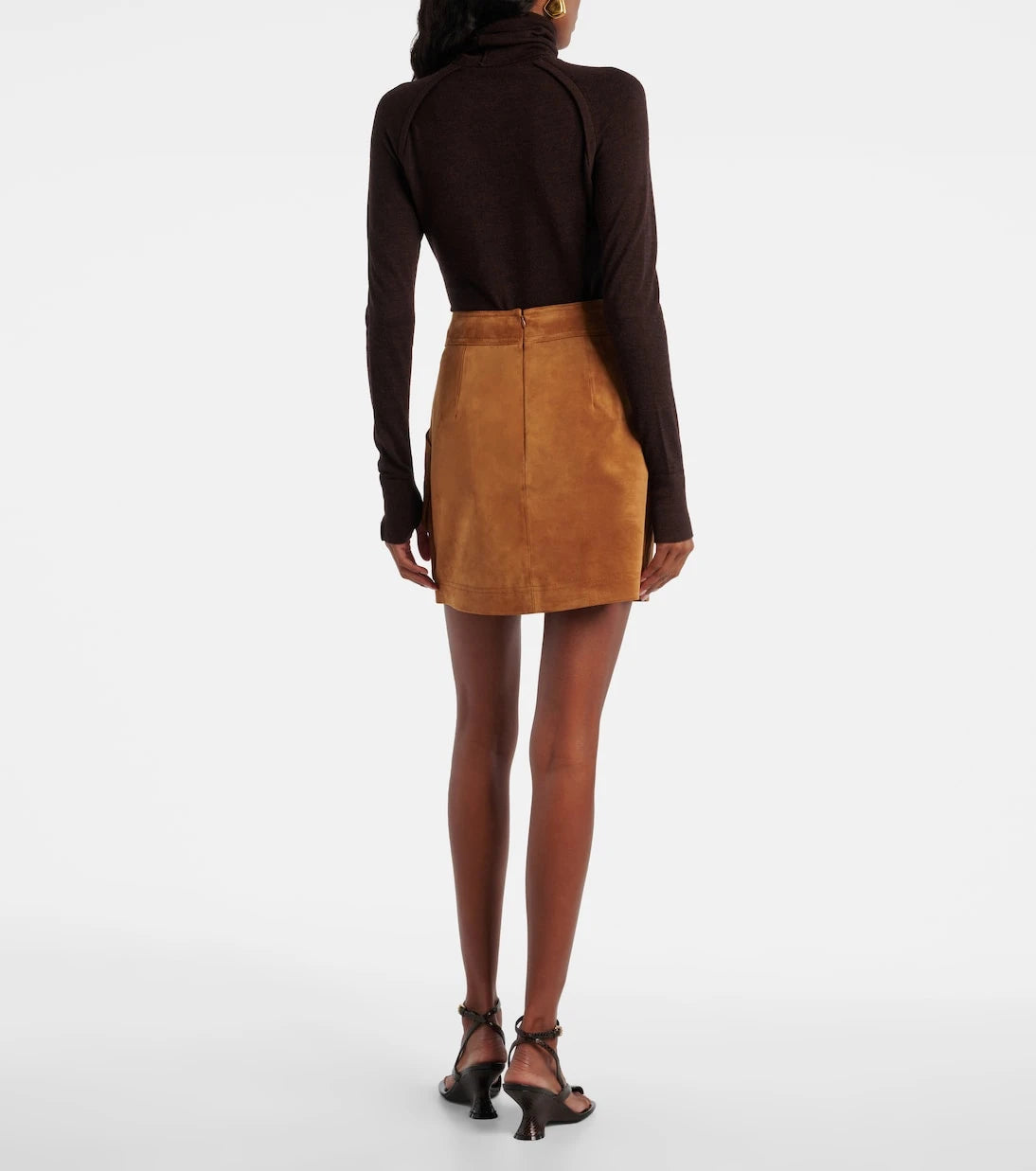 Veronica Beard - Norwood suede miniskirt