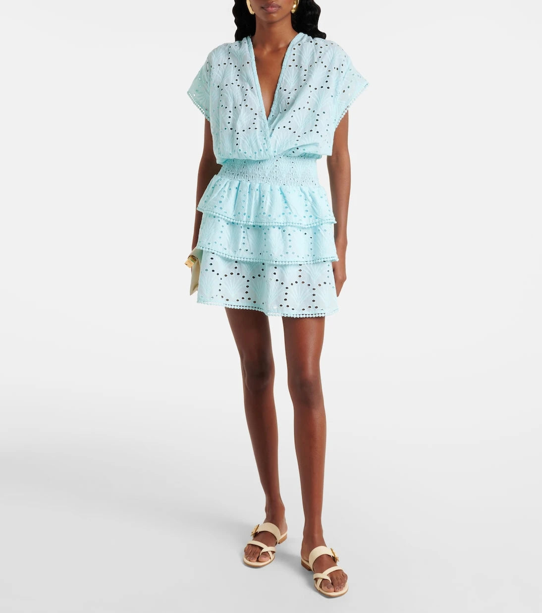 Melissa Odabash - Jess cotton crochet minidress