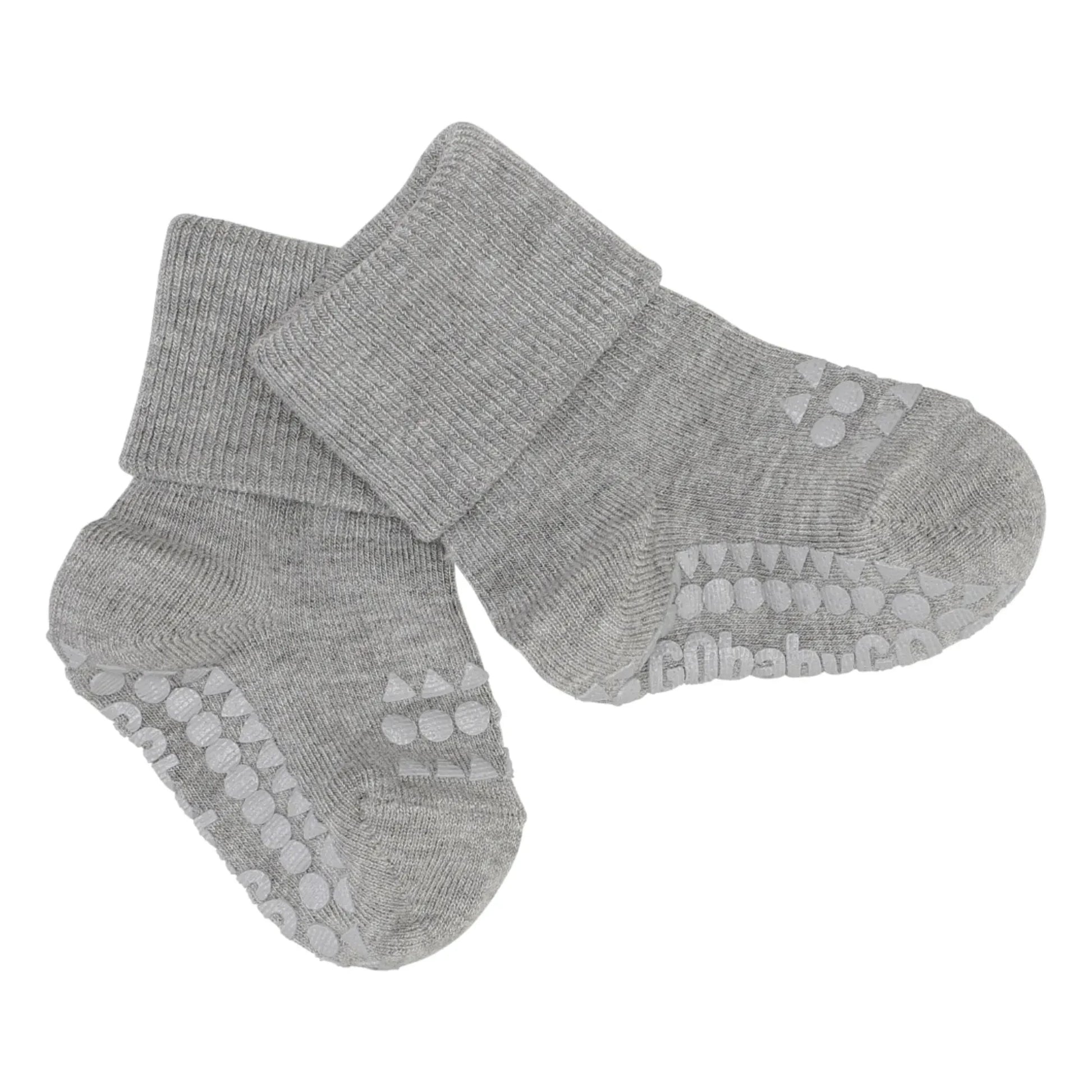 GOBABYGO - Combo Box 4 Non-slip Bamboo Socks | Blue