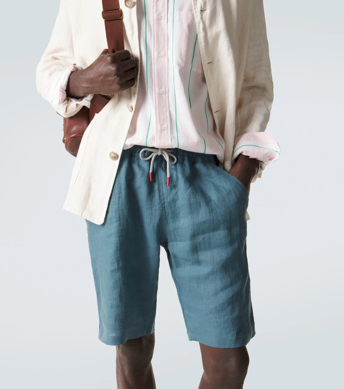 Kiton - Linen shorts