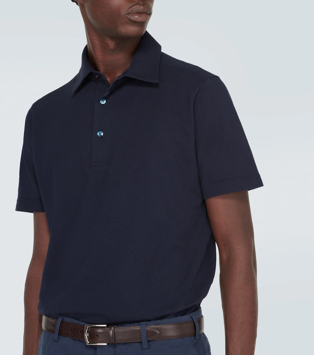 Loro Piana - قميص بولو قطني