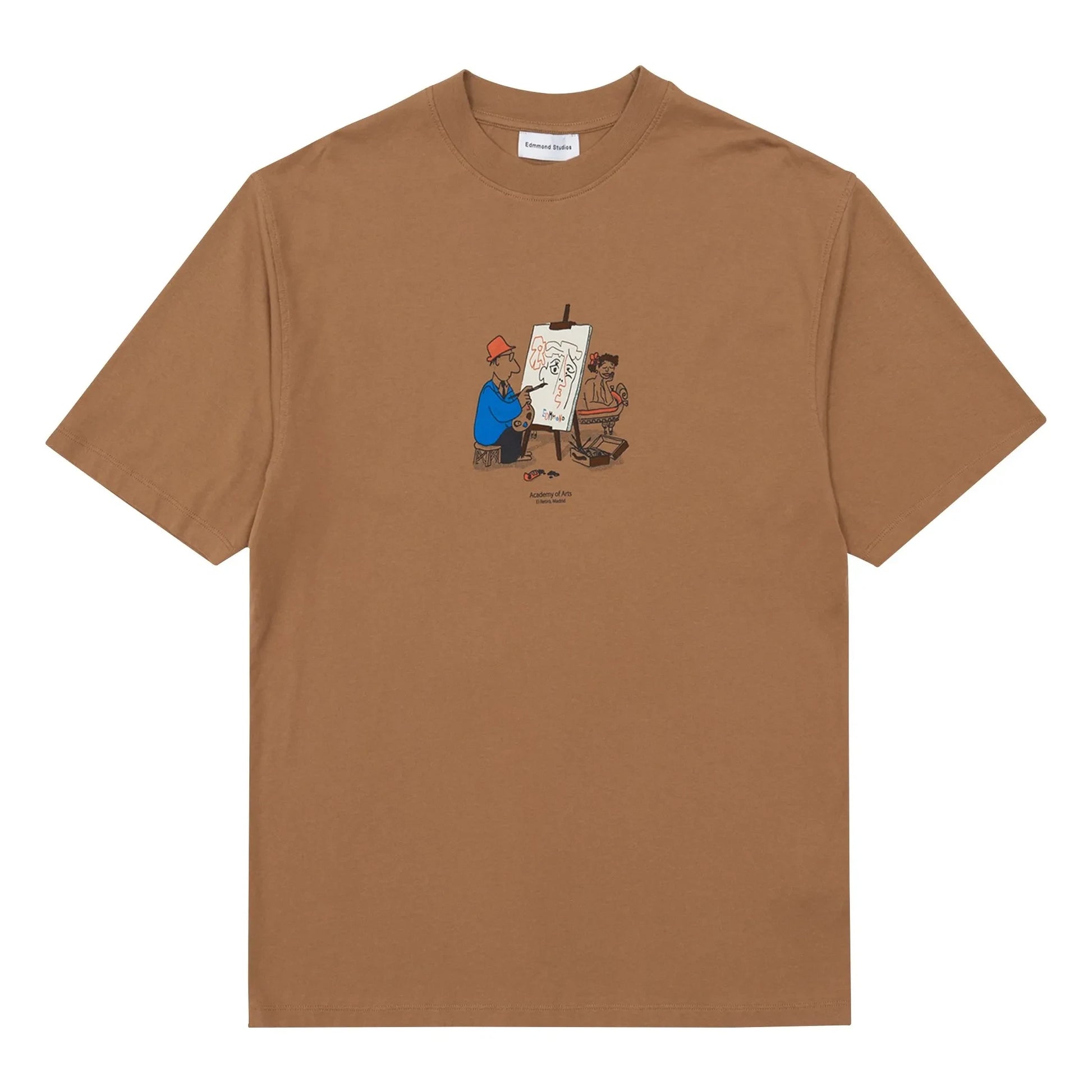 Edmmond Studios - Avant Garde cotton T-shirt | Light brown
