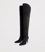 Black Suede Eve Over-The-Knee Boots 85