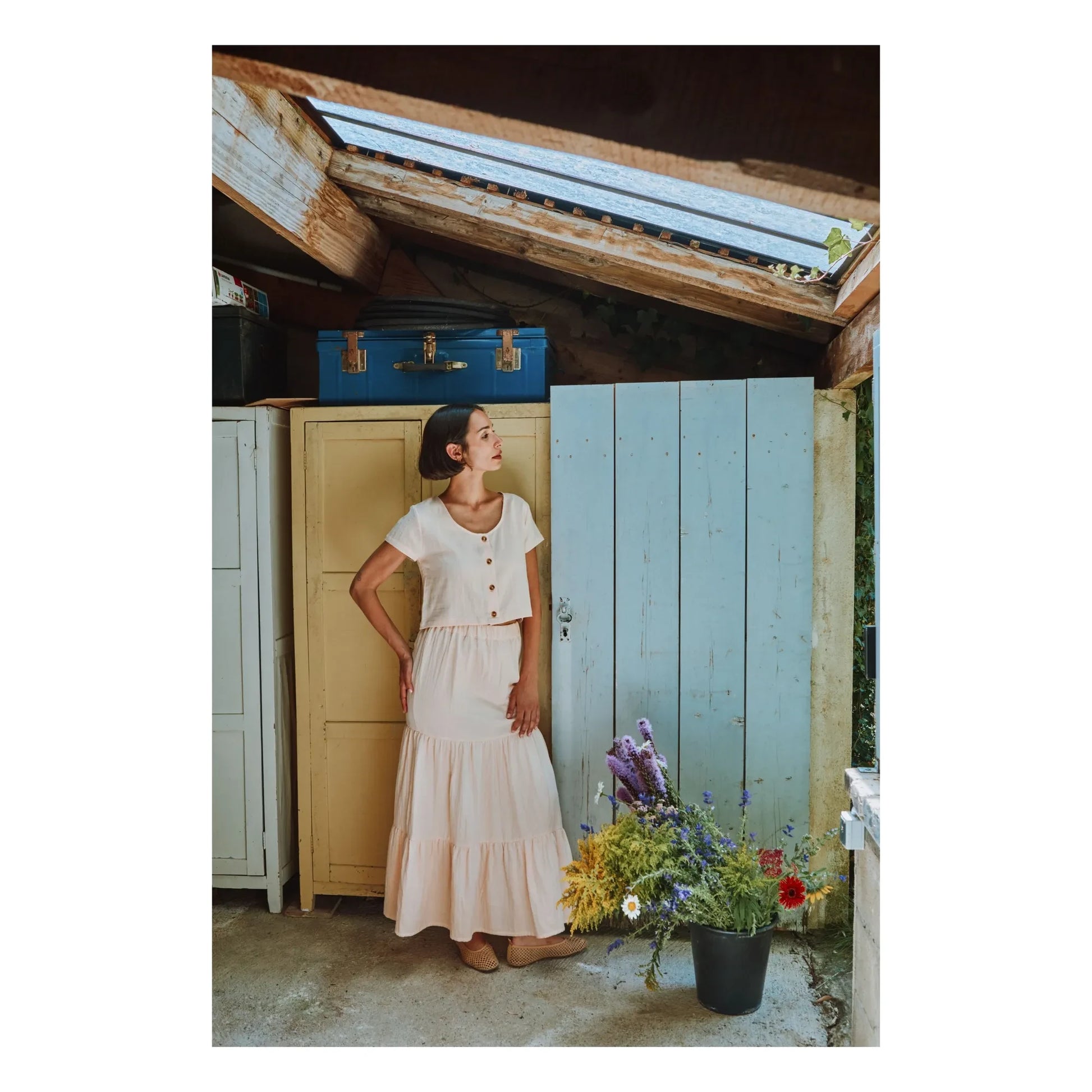 Poudre Organic - Tonka skirt | Pale Pink