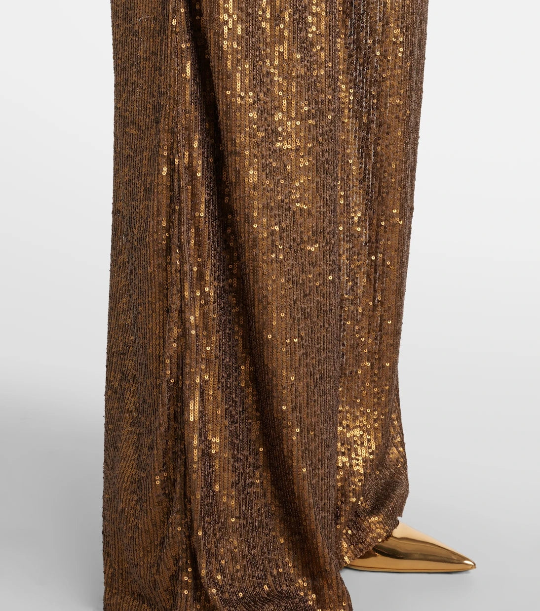 Norma Kamali - Boyfriend Elephant sequined palazzo pants