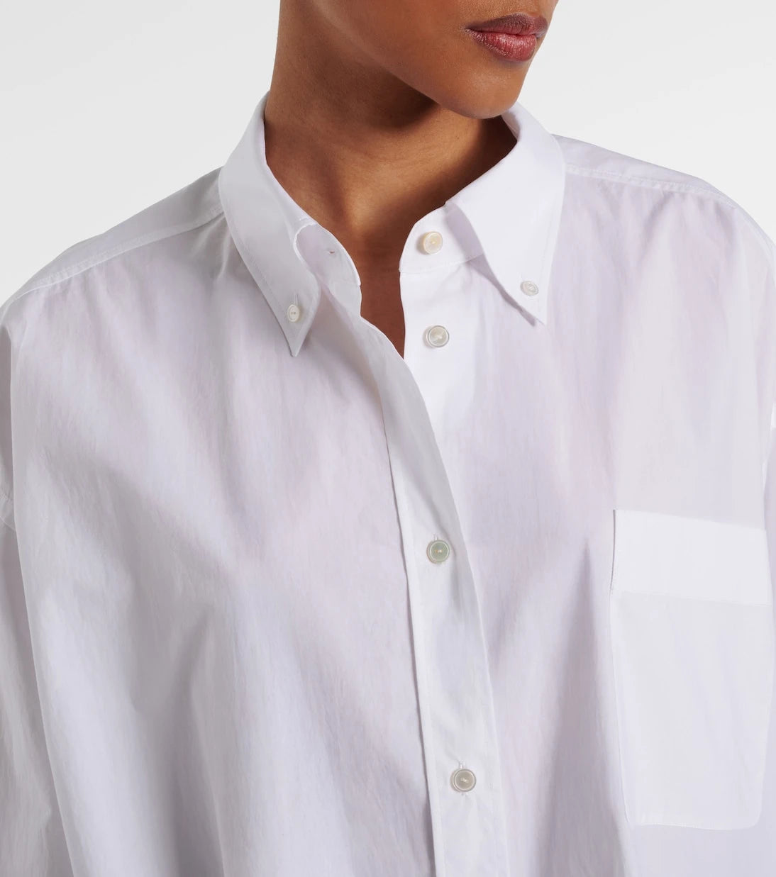 The Row - Victoria oversized cotton poplin shirt