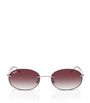 RB3767 Metal Oval Sunglasses