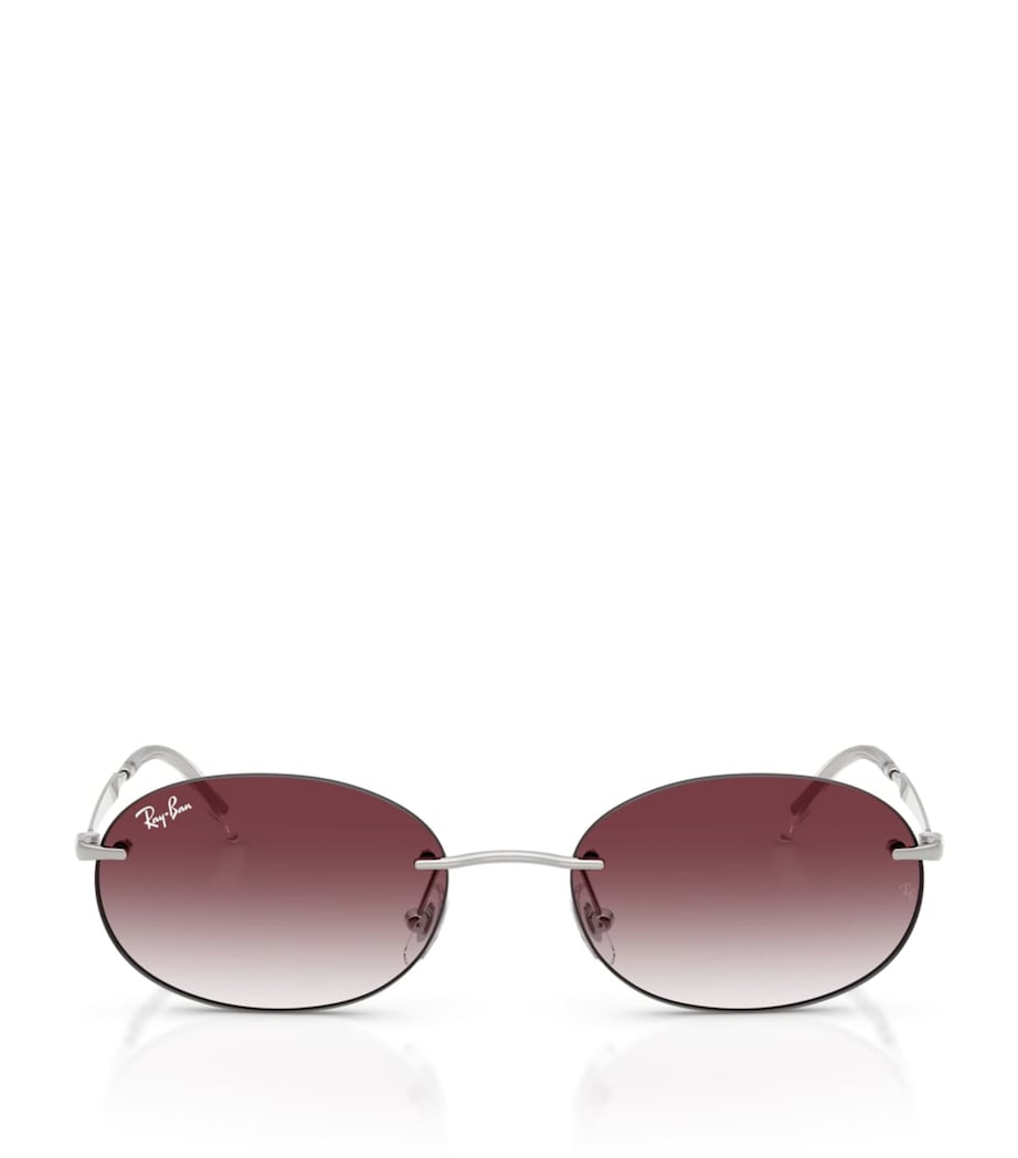 RB3767 Metal Oval Sunglasses
