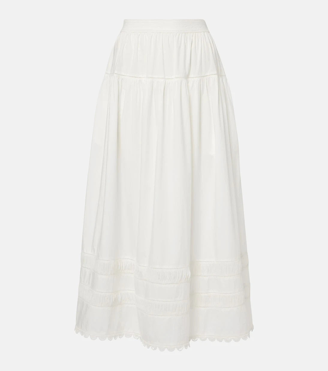 Ulla Johnson - Harlow cotton poplin maxi skirt