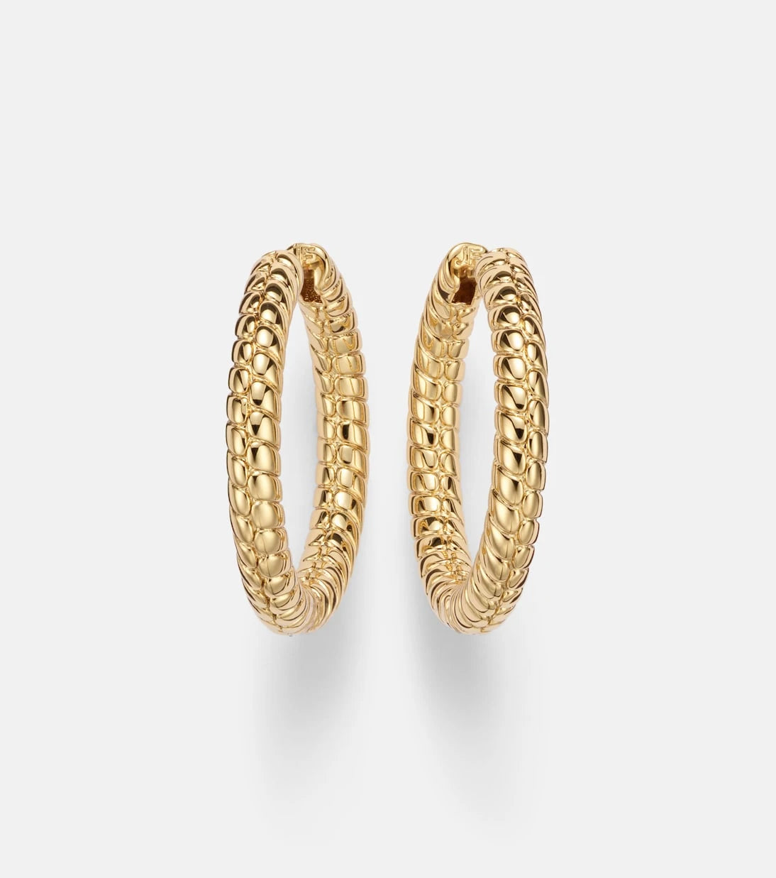 Jennifer Fisher - Madison Avenue 10kt gold-plated hoop earrings