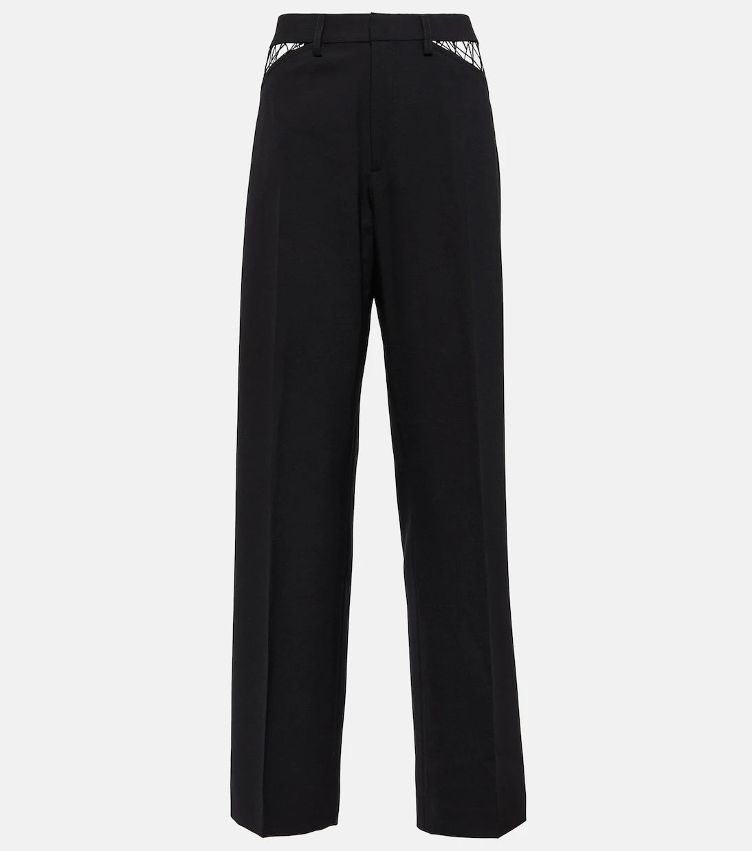 Dion Lee - Cutout wool straight pants