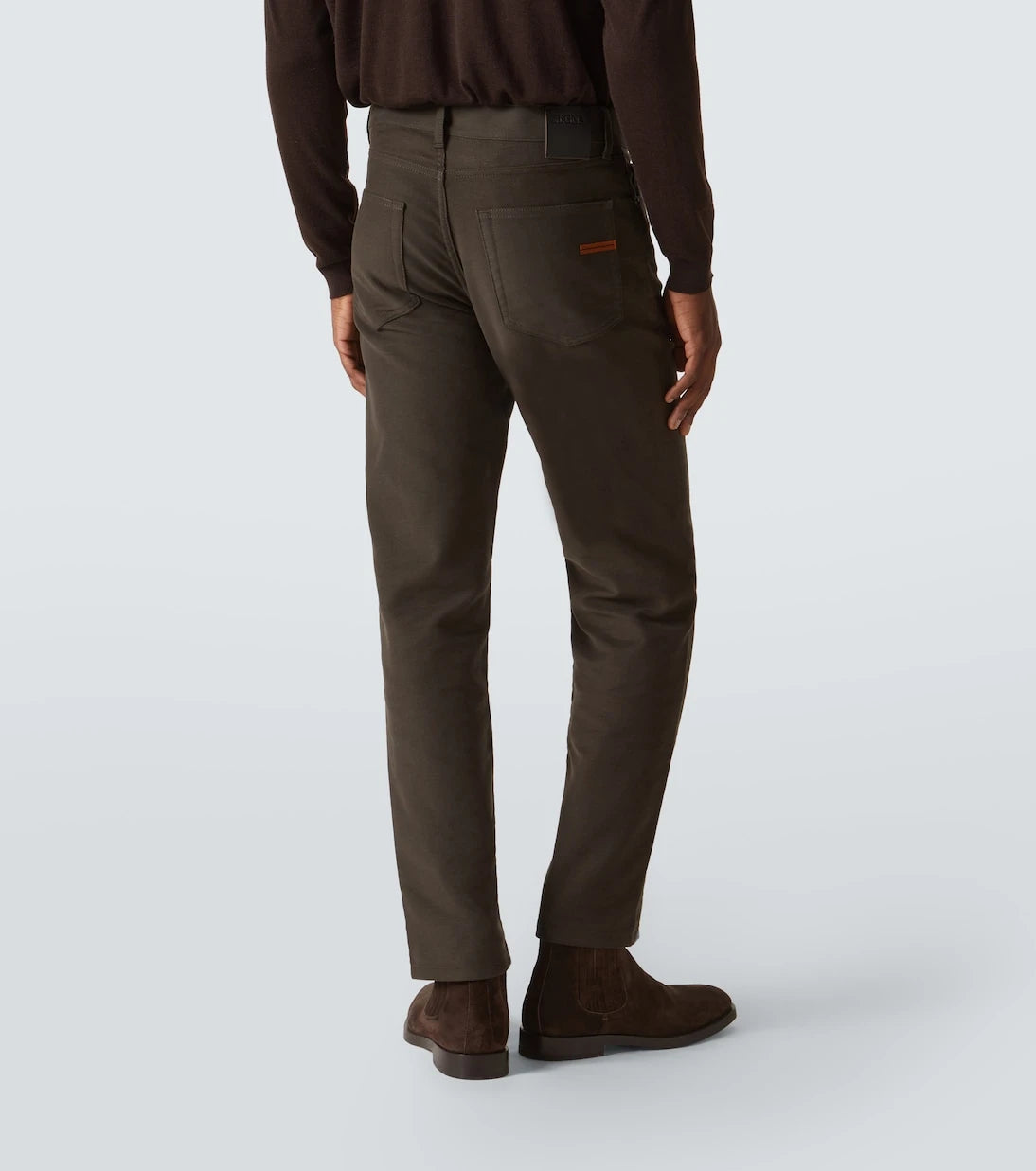 Zegna - Roccia cotton and cashmere straight pants