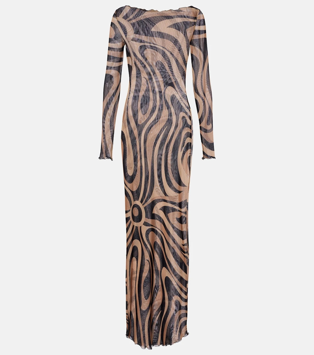 Pucci - Marmo tulle maxi dress