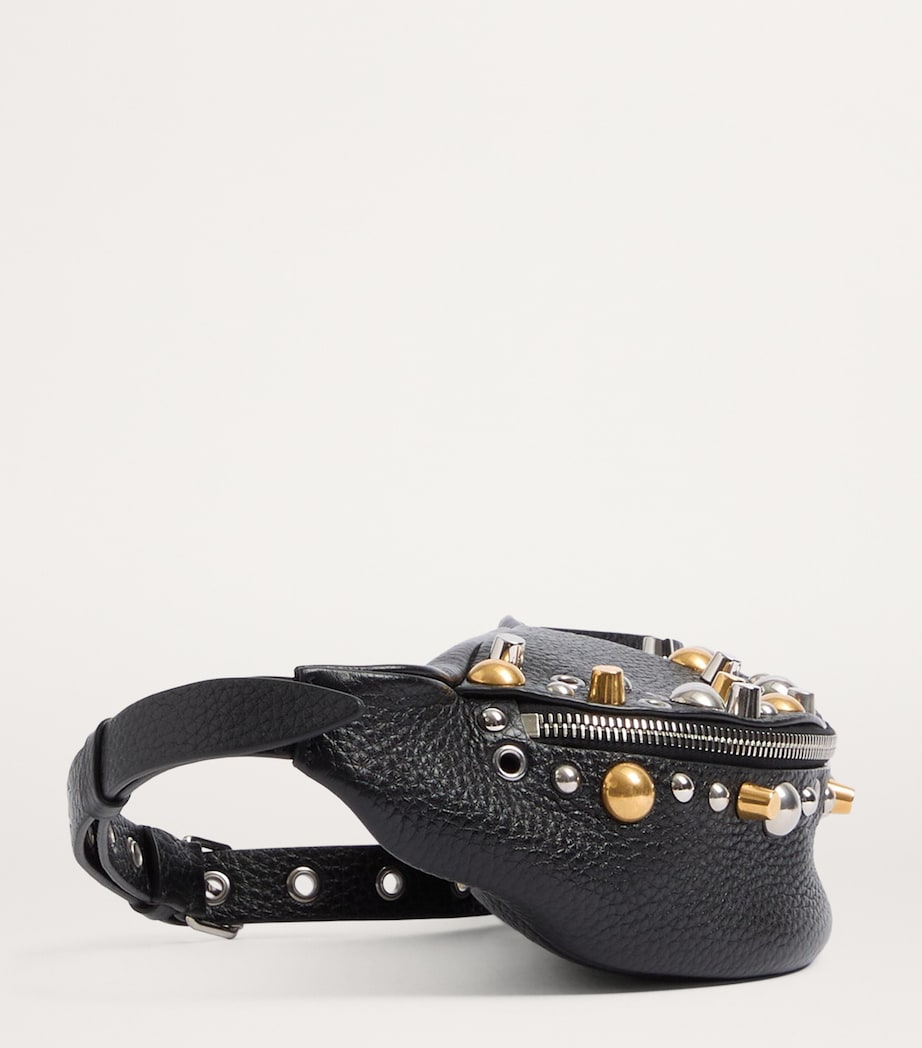 Valentino Garavani Black Leather Nellcote Belt Bag