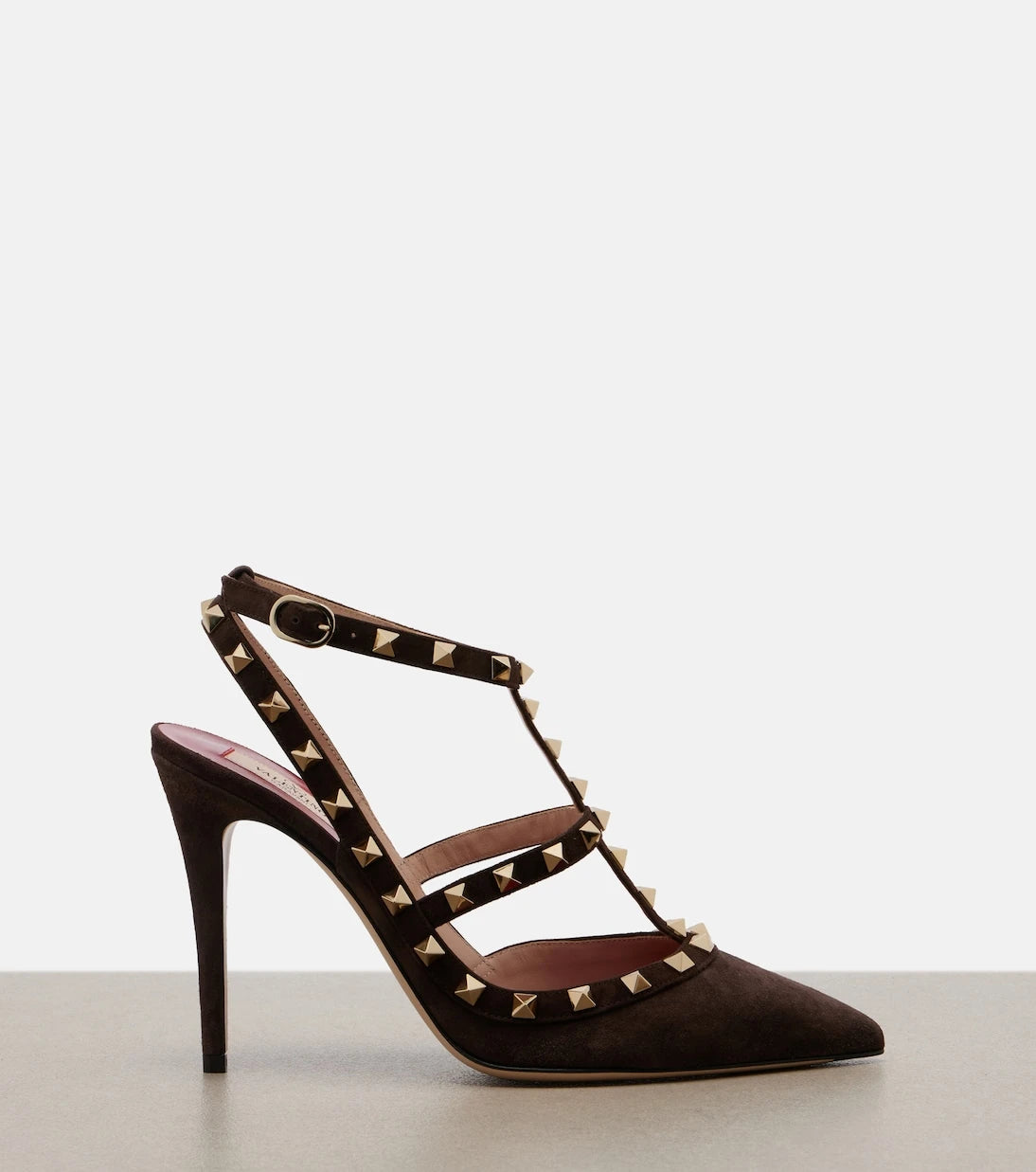 Valentino Garavani - Rockstud suede pumps