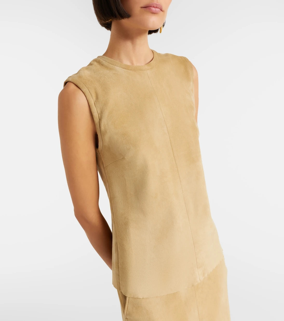 Stouls - Miuccia suede top