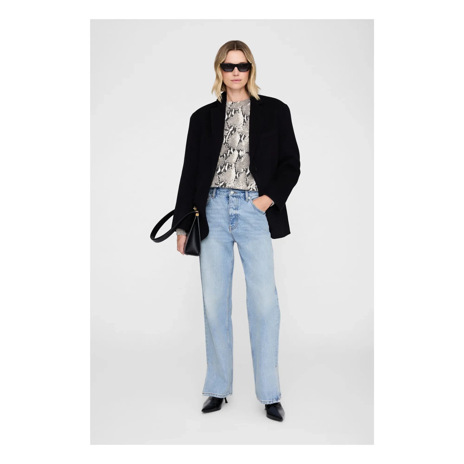 Anine Bing - Miles Python sweatshirt | Grey