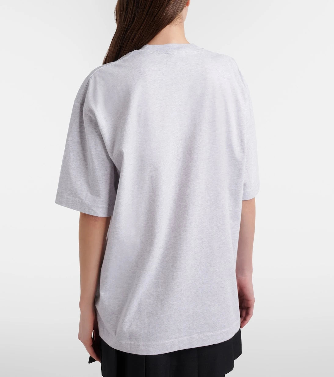 Acne Studios - تي شيرت جيرسيه قطني بشعار