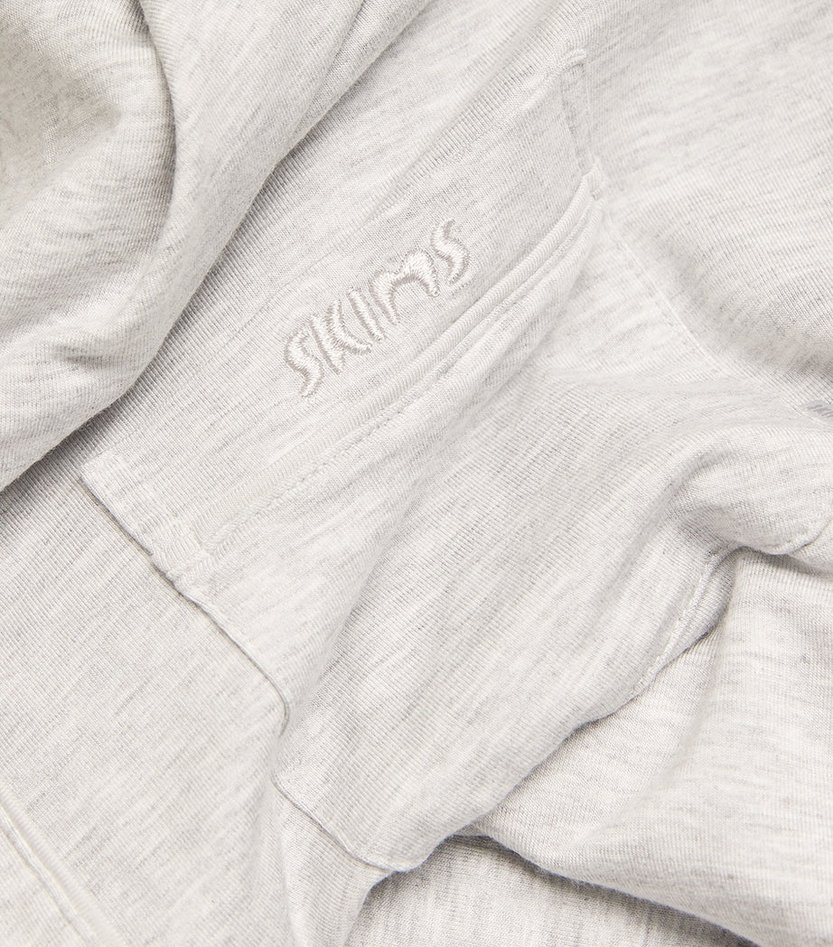 Skims Grey Sleep Long-Sleeve Pyjama Set