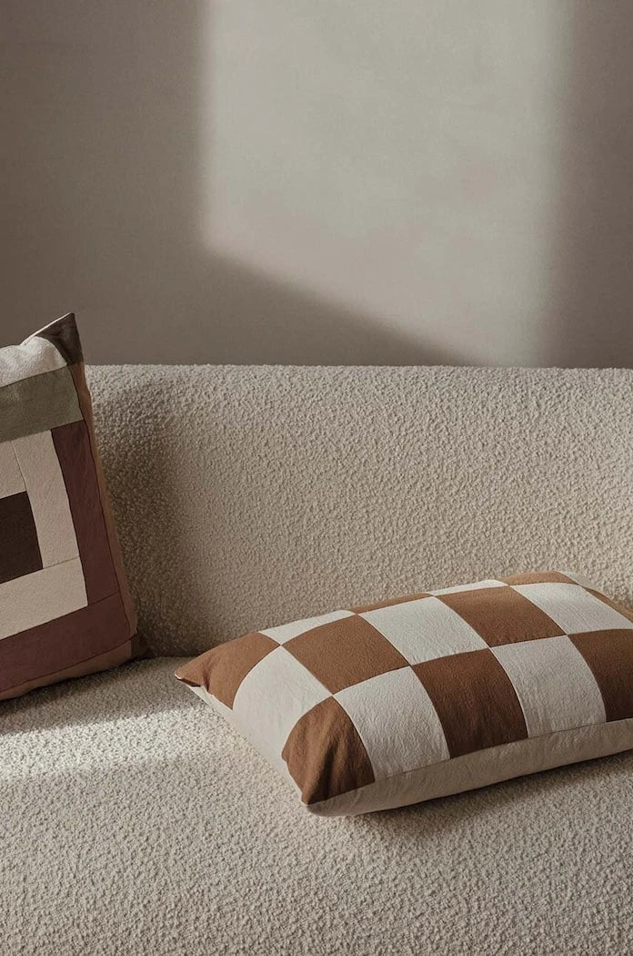 ferm LIVING Fold Patchwork Dekoratif Yastık Kılıfı
