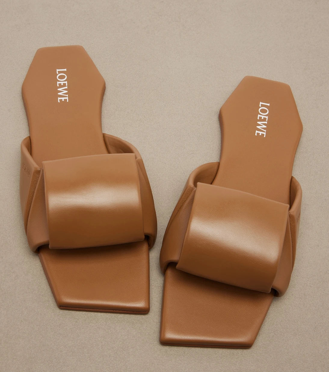 Loewe - Origami leather slides