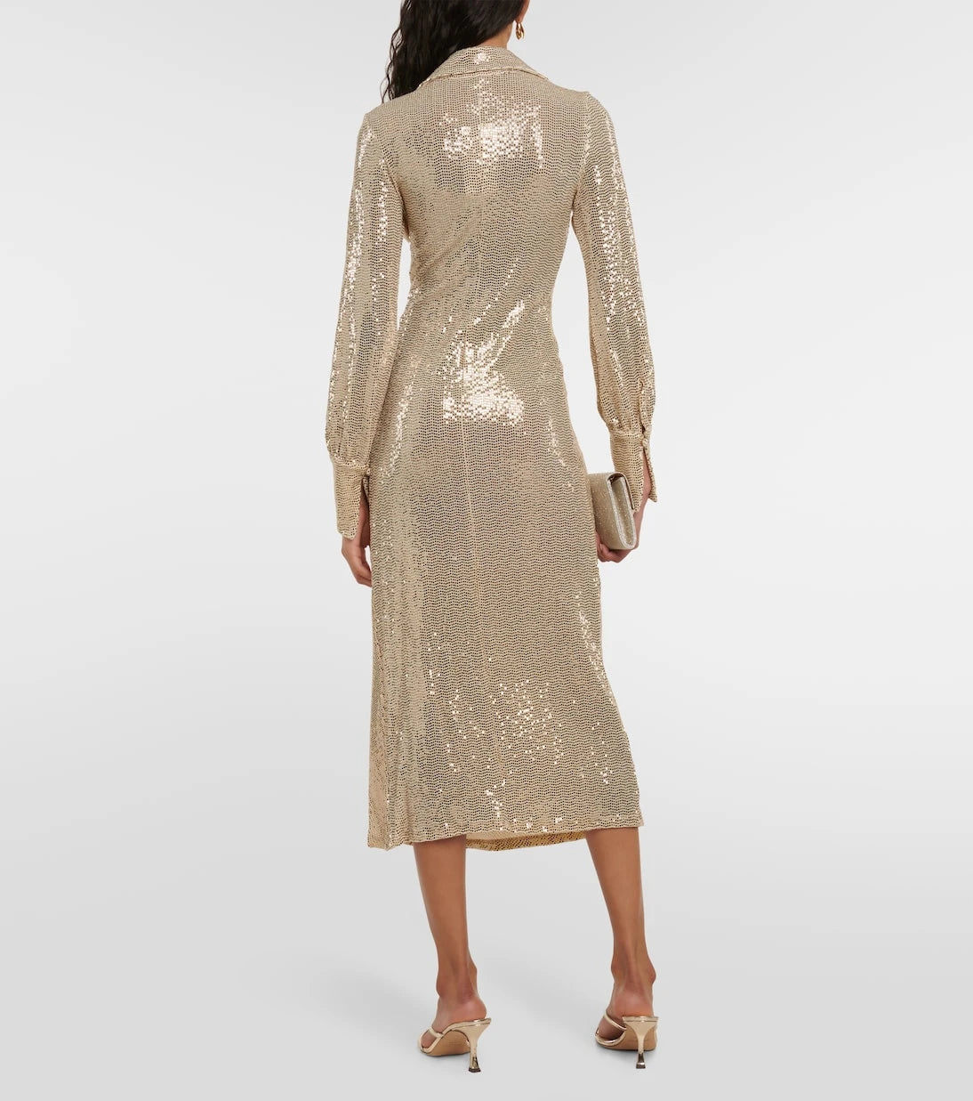 Dodo Bar Or - Joelle sequined gathered midi dress