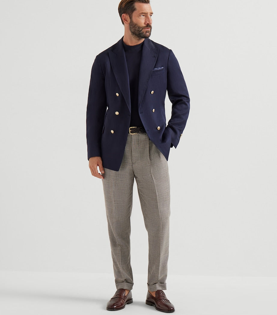 Leather Woven Loafers