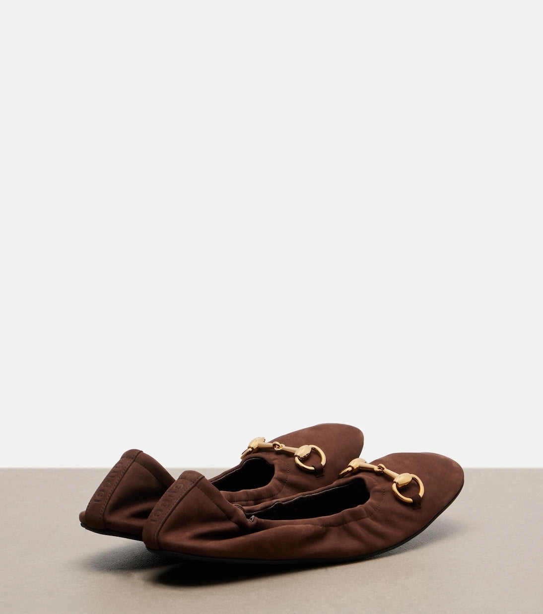 Gucci - Horsebit leather ballet flats