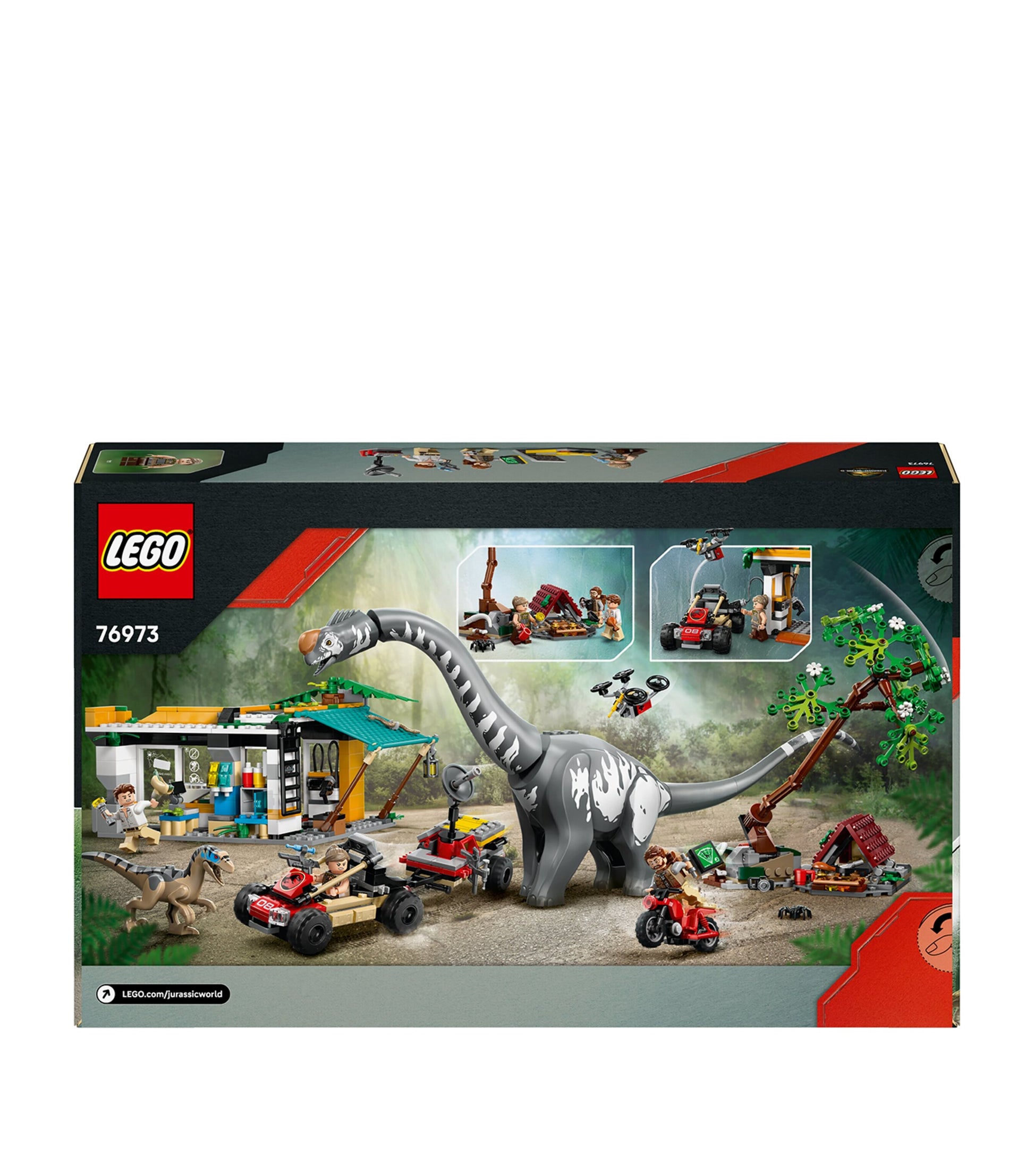 Jurassic World Raptor & Titanosaurus Tracking Mission 76973